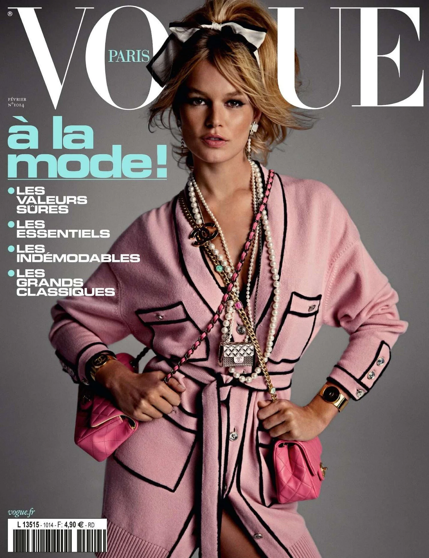 Anna Ewers Covers Vogue Paris February 2021 in Chanel Tribute